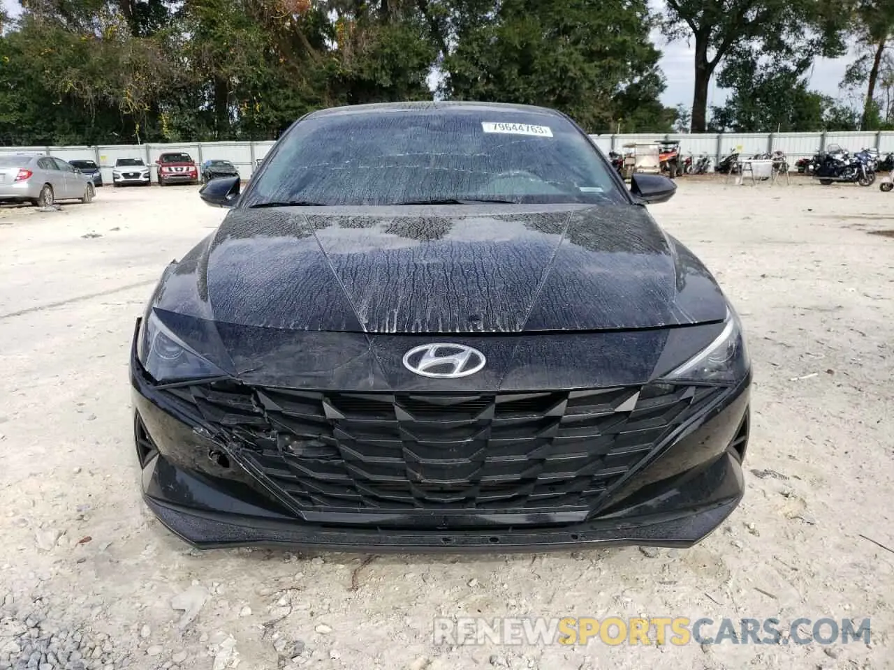 5 fotografías del automóvil dañado KMHLM4AG8NU328704 HYUNDAI ELANTRA 2022