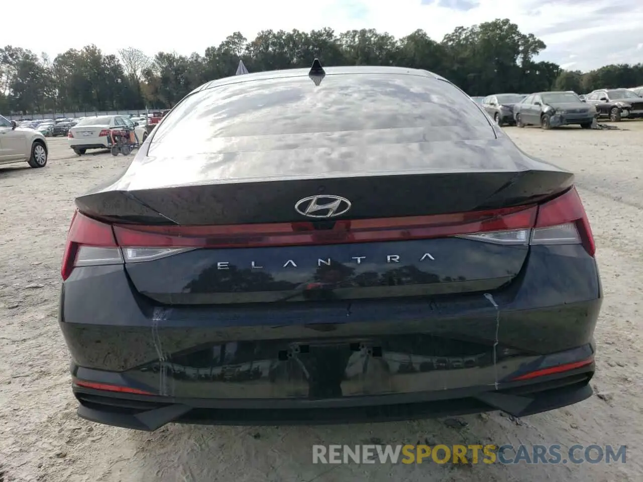 6 fotografías del automóvil dañado KMHLM4AG8NU328704 HYUNDAI ELANTRA 2022