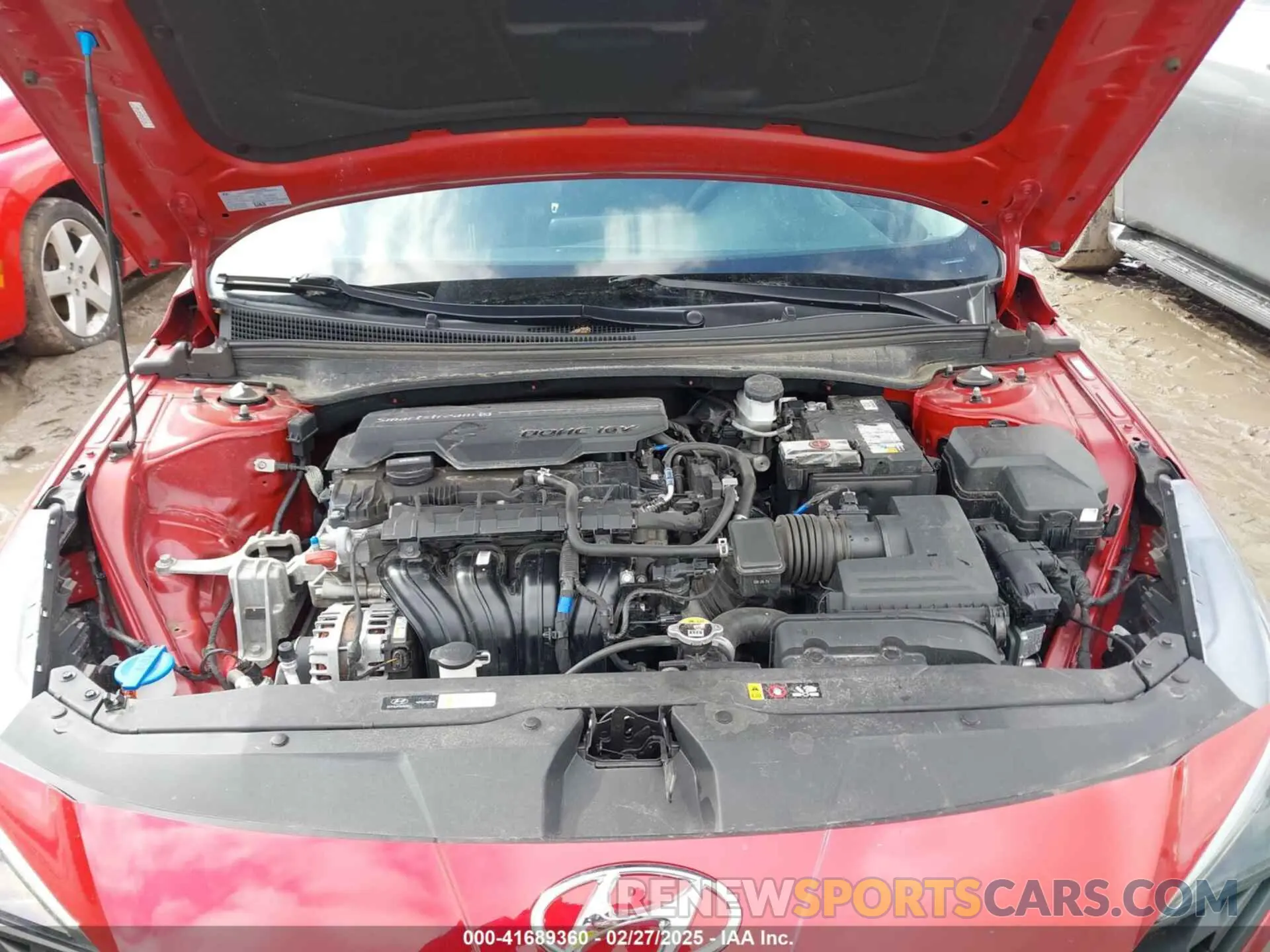 10 fotografías del automóvil dañado KMHLM4AG8NU351741 HYUNDAI ELANTRA 2022