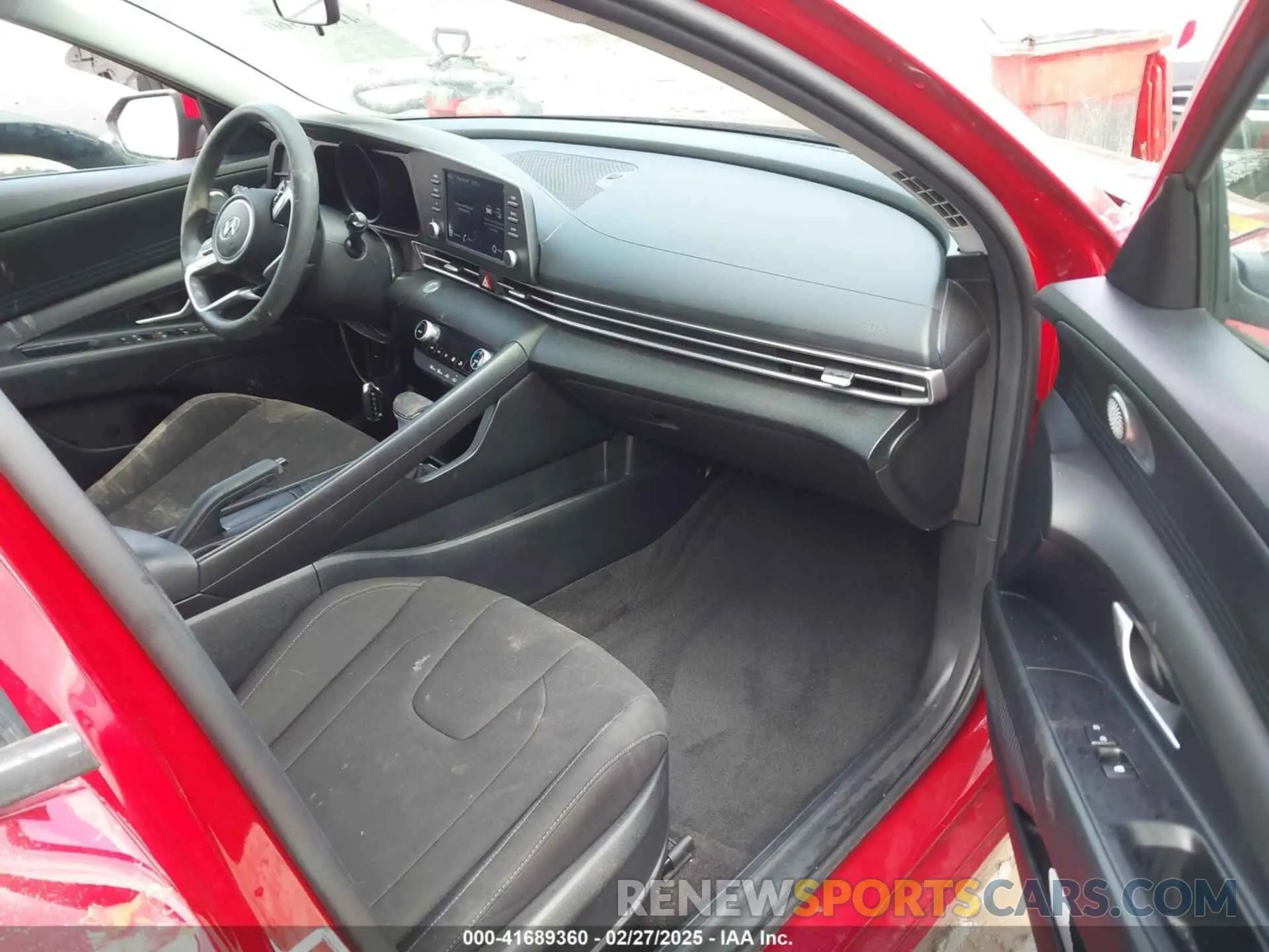 5 fotografías del automóvil dañado KMHLM4AG8NU351741 HYUNDAI ELANTRA 2022