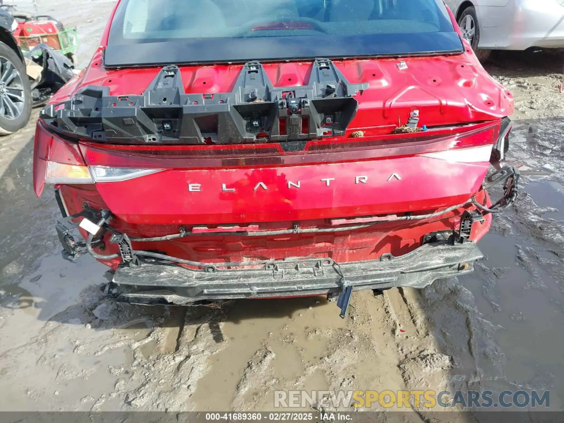 6 fotografías del automóvil dañado KMHLM4AG8NU351741 HYUNDAI ELANTRA 2022