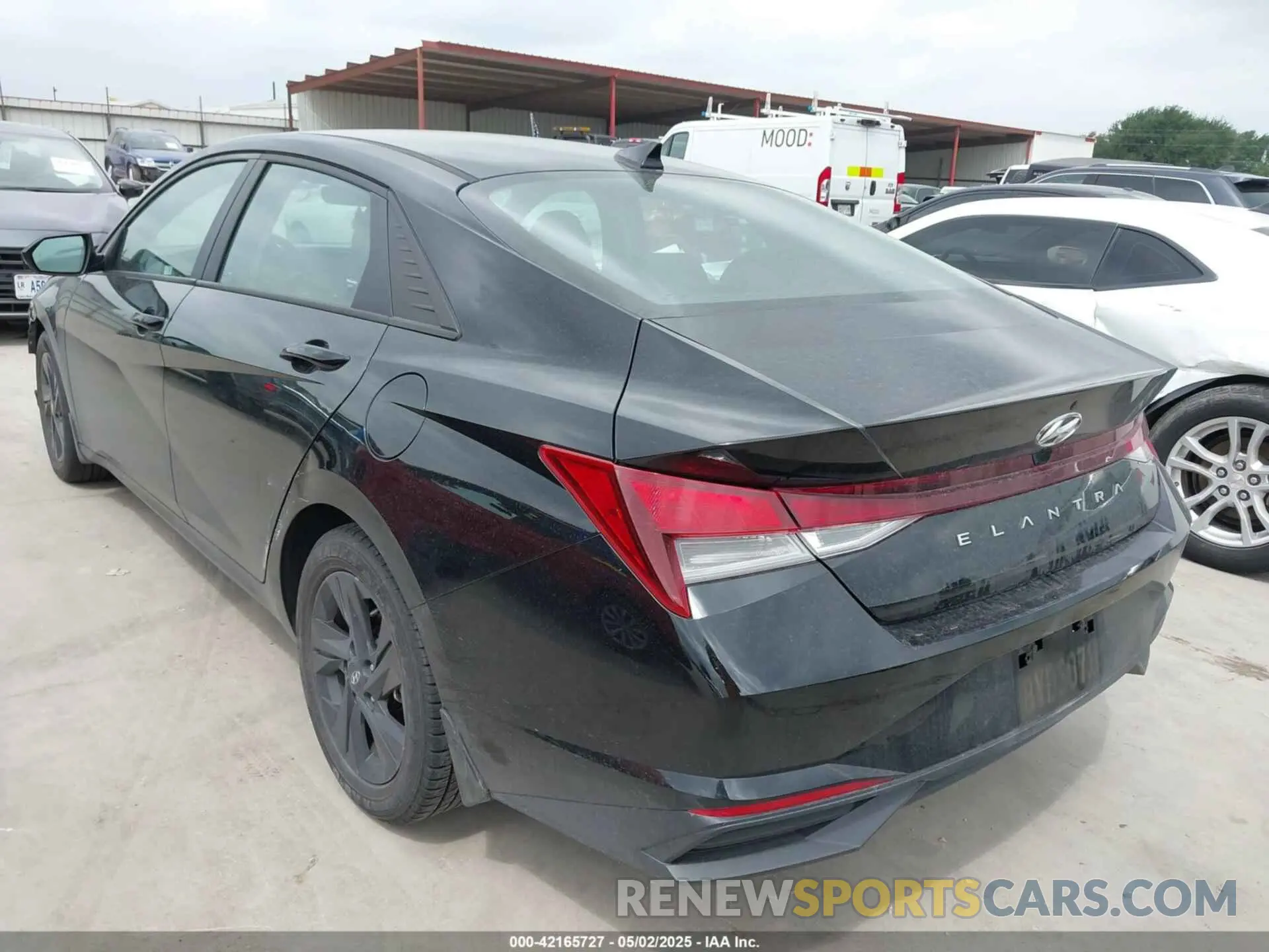 3 fotografías del automóvil dañado KMHLM4AG9NU218972 HYUNDAI ELANTRA 2022