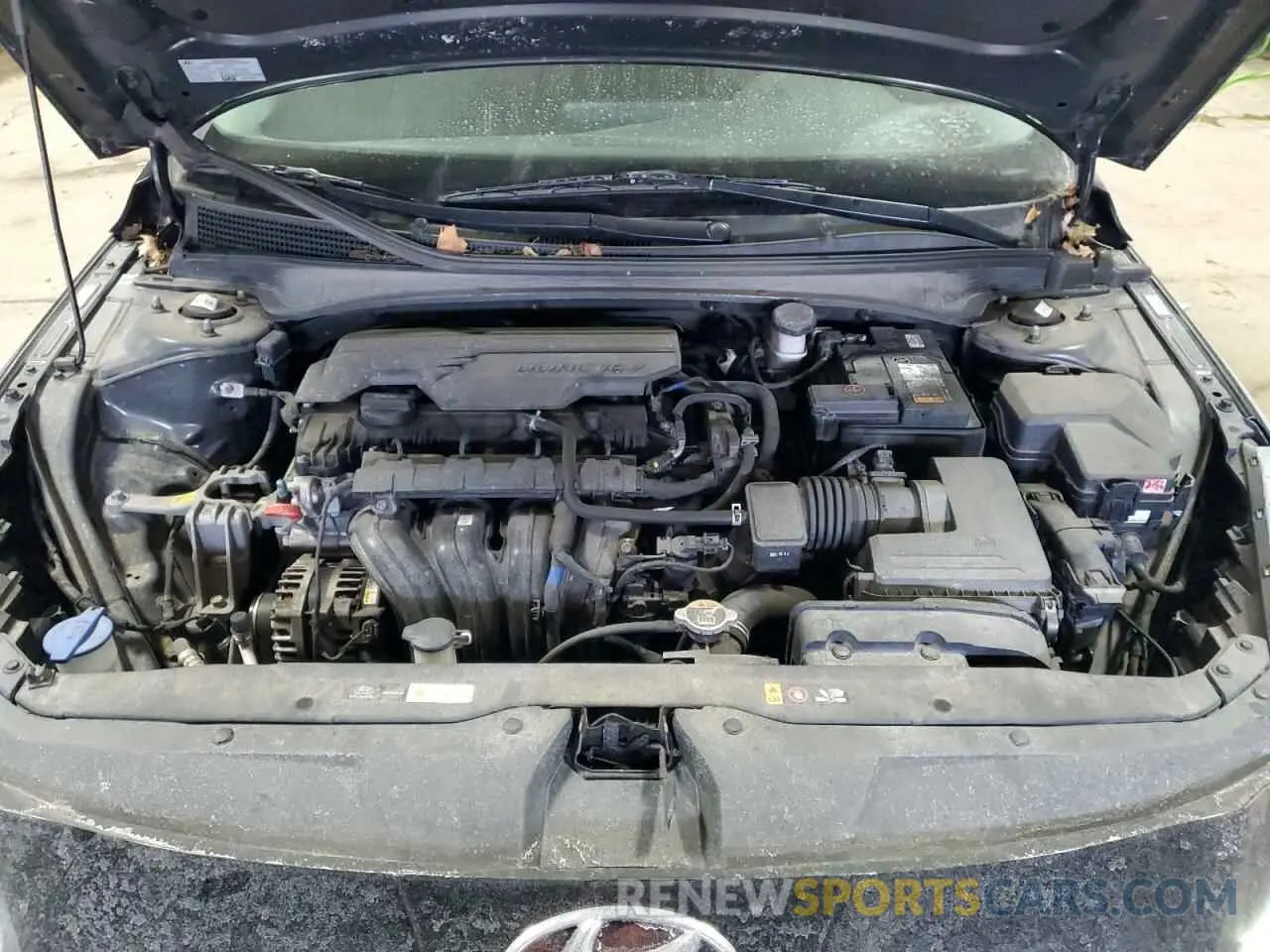 11 fotografías del automóvil dañado KMHLM4AG9NU242222 HYUNDAI ELANTRA 2022