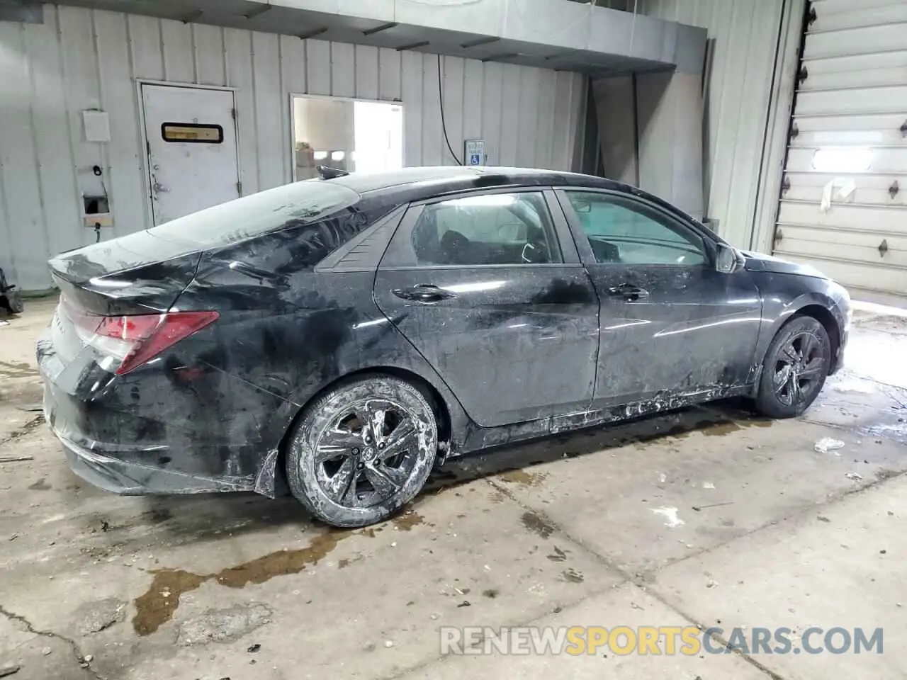 3 fotografías del automóvil dañado KMHLM4AG9NU242222 HYUNDAI ELANTRA 2022