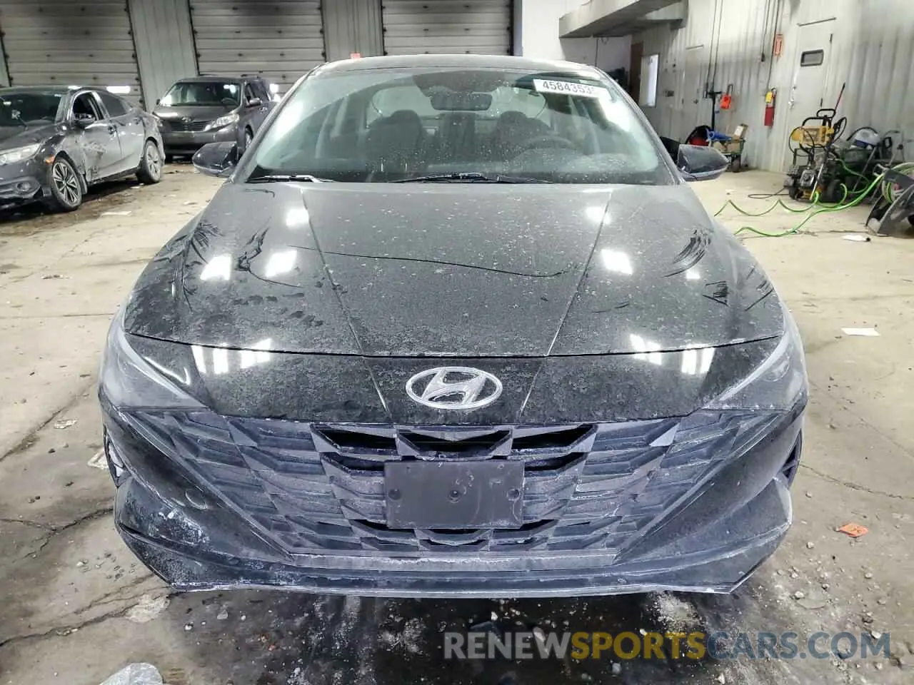 5 fotografías del automóvil dañado KMHLM4AG9NU242222 HYUNDAI ELANTRA 2022