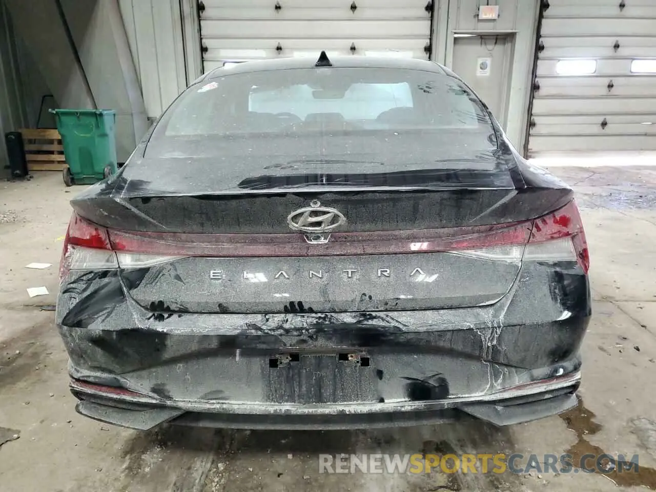 6 fotografías del automóvil dañado KMHLM4AG9NU242222 HYUNDAI ELANTRA 2022