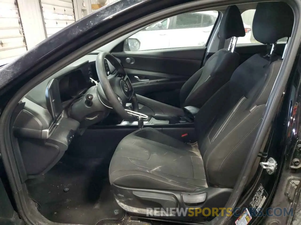 7 fotografías del automóvil dañado KMHLM4AG9NU242222 HYUNDAI ELANTRA 2022