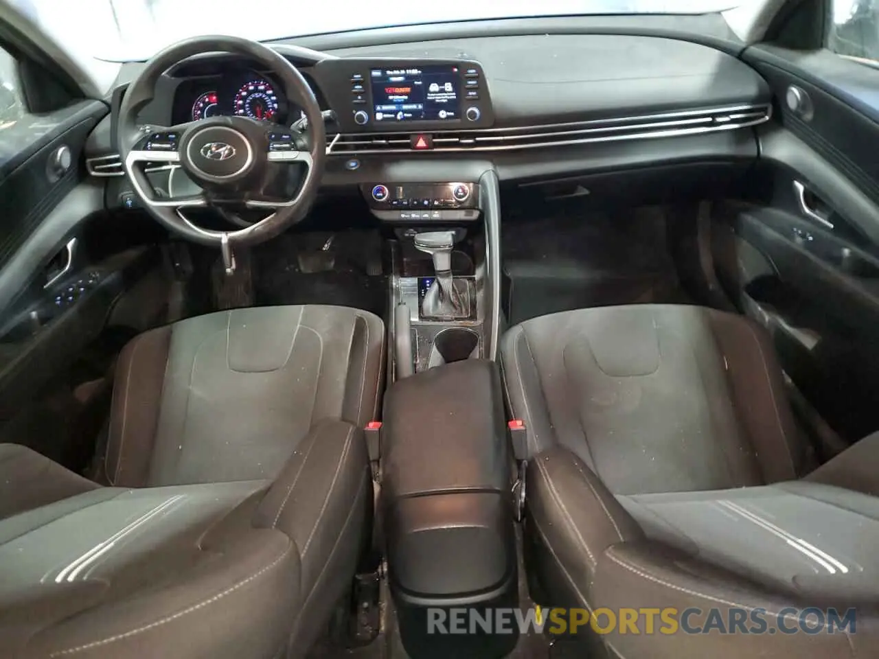 8 fotografías del automóvil dañado KMHLM4AG9NU242222 HYUNDAI ELANTRA 2022