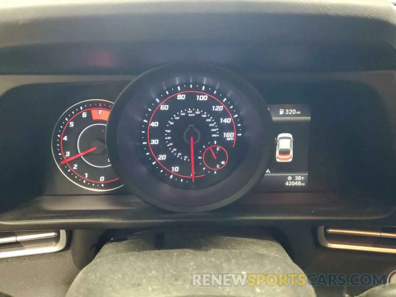 9 fotografías del automóvil dañado KMHLM4AG9NU242222 HYUNDAI ELANTRA 2022