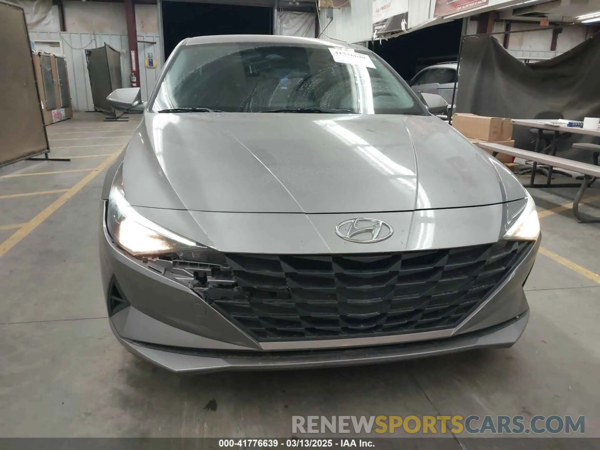13 fotografías del automóvil dañado KMHLM4AG9NU271624 HYUNDAI ELANTRA 2022