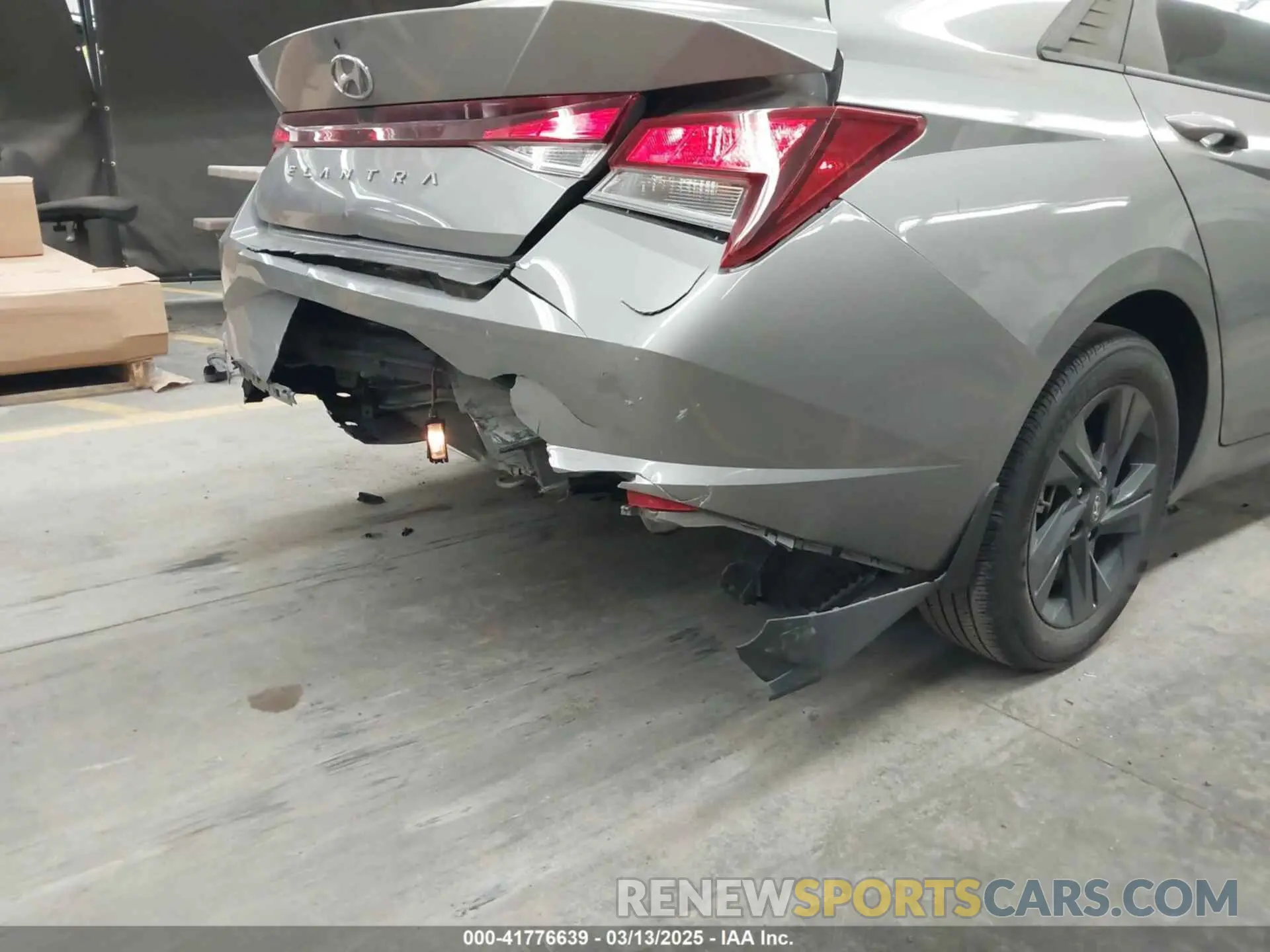 18 fotografías del automóvil dañado KMHLM4AG9NU271624 HYUNDAI ELANTRA 2022