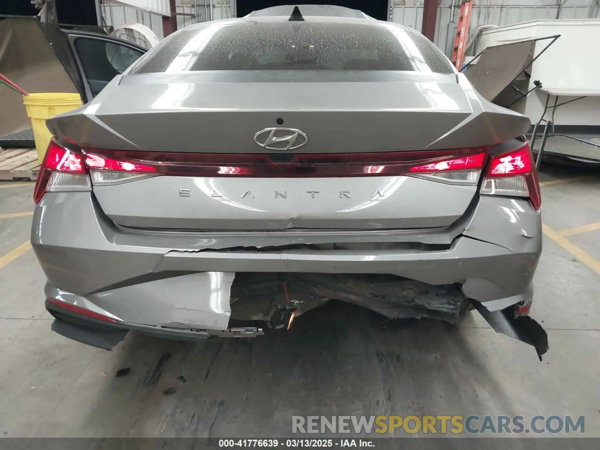 6 fotografías del automóvil dañado KMHLM4AG9NU271624 HYUNDAI ELANTRA 2022