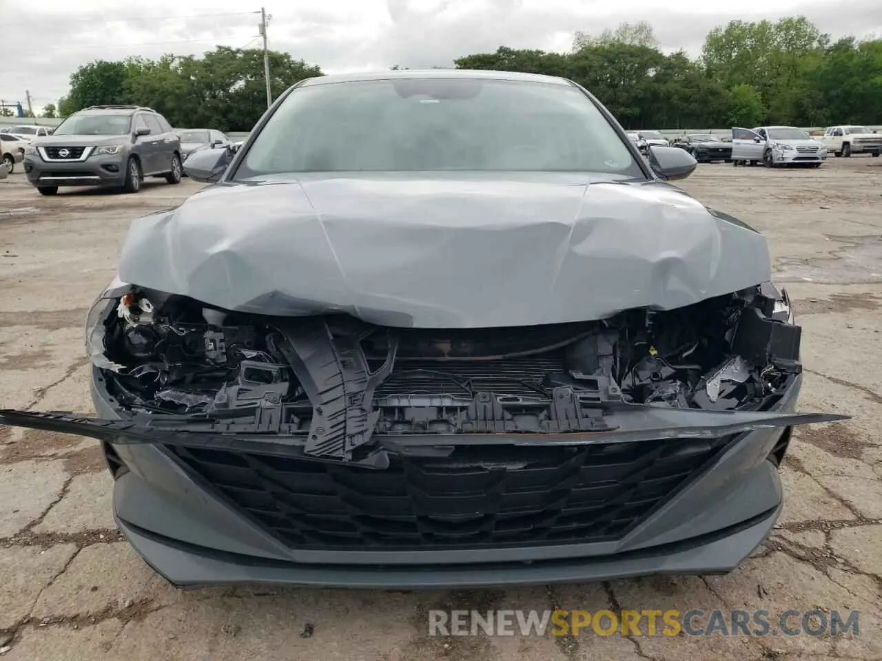 5 fotografías del automóvil dañado KMHLM4AG9NU332146 HYUNDAI ELANTRA 2022