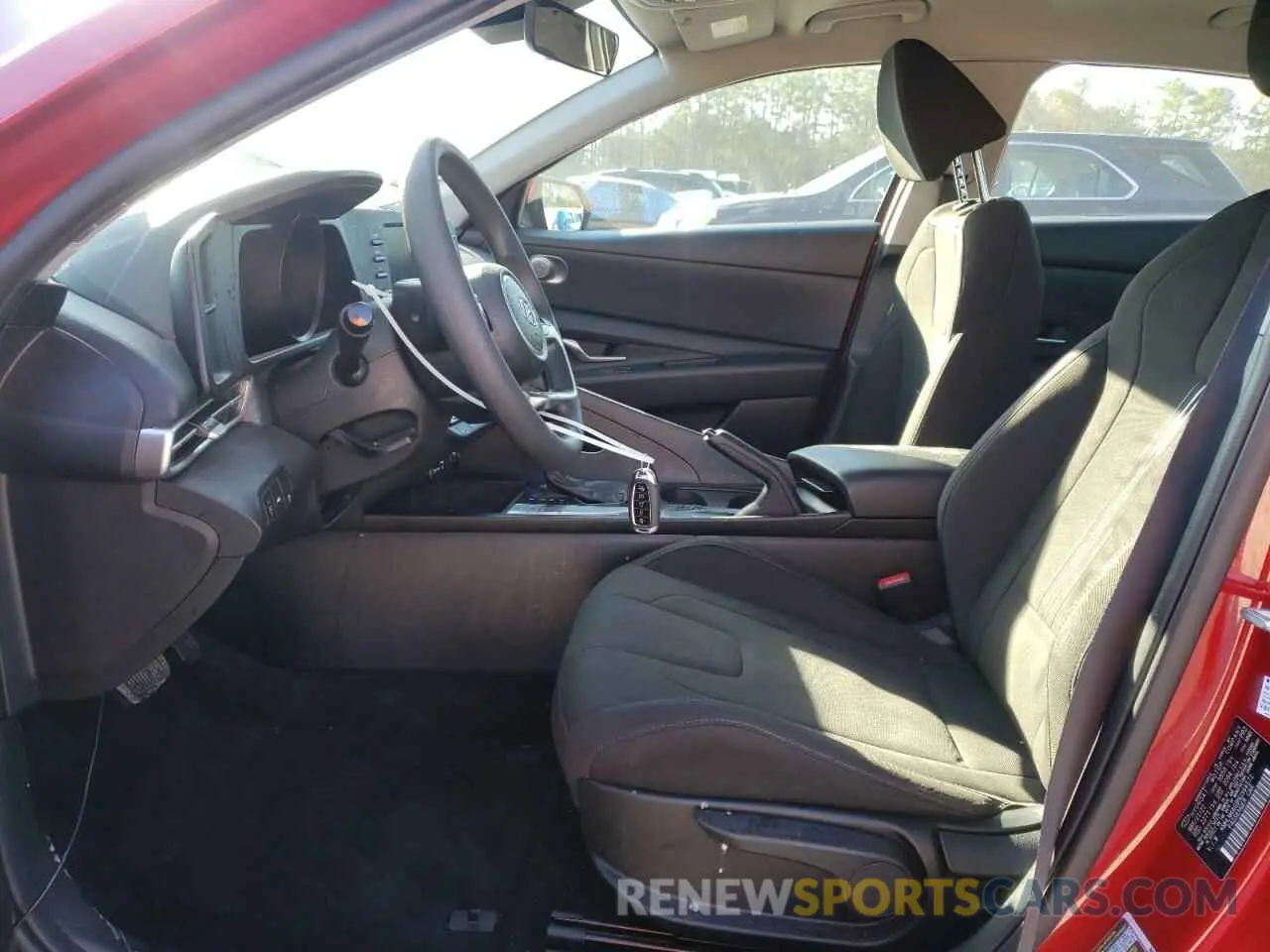 7 fotografías del automóvil dañado KMHLM4AG9NU344572 HYUNDAI ELANTRA 2022