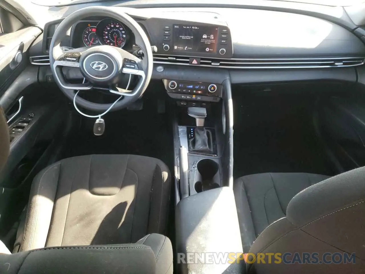8 fotografías del automóvil dañado KMHLM4AG9NU344572 HYUNDAI ELANTRA 2022