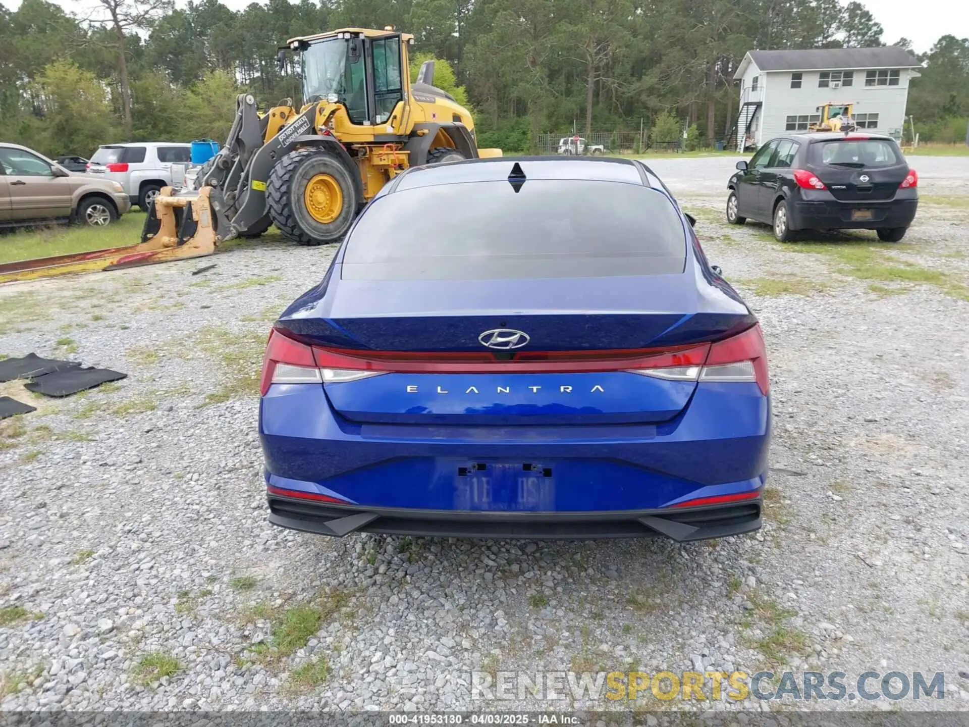 17 fotografías del automóvil dañado KMHLM4AG9NU345205 HYUNDAI ELANTRA 2022