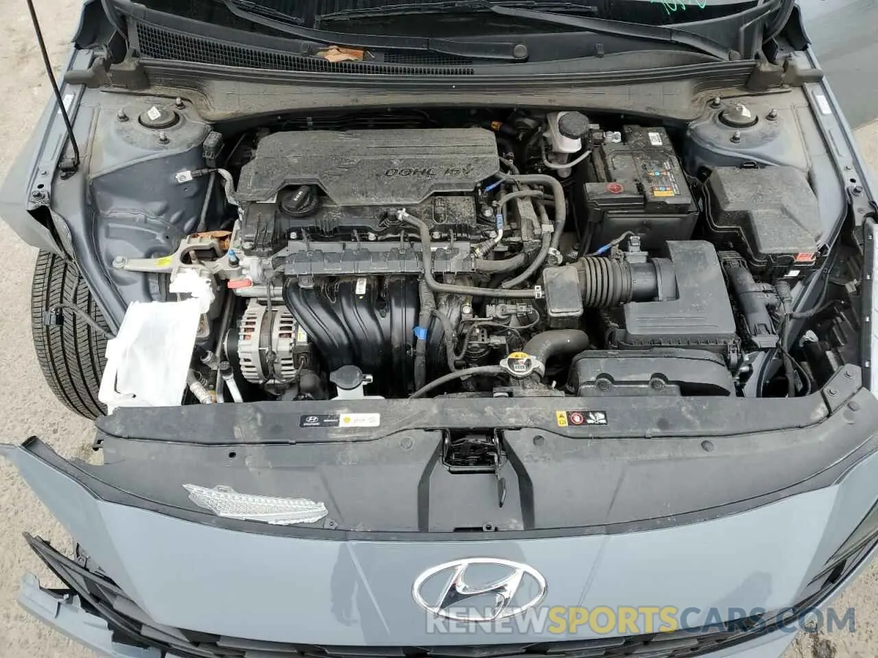 11 fotografías del automóvil dañado KMHLM4AG9NU348847 HYUNDAI ELANTRA 2022