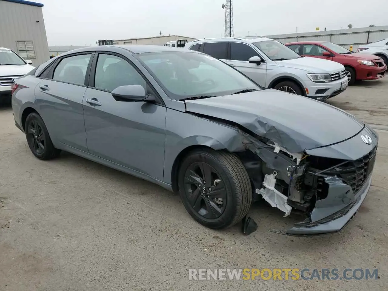 4 fotografías del automóvil dañado KMHLM4AG9NU348847 HYUNDAI ELANTRA 2022