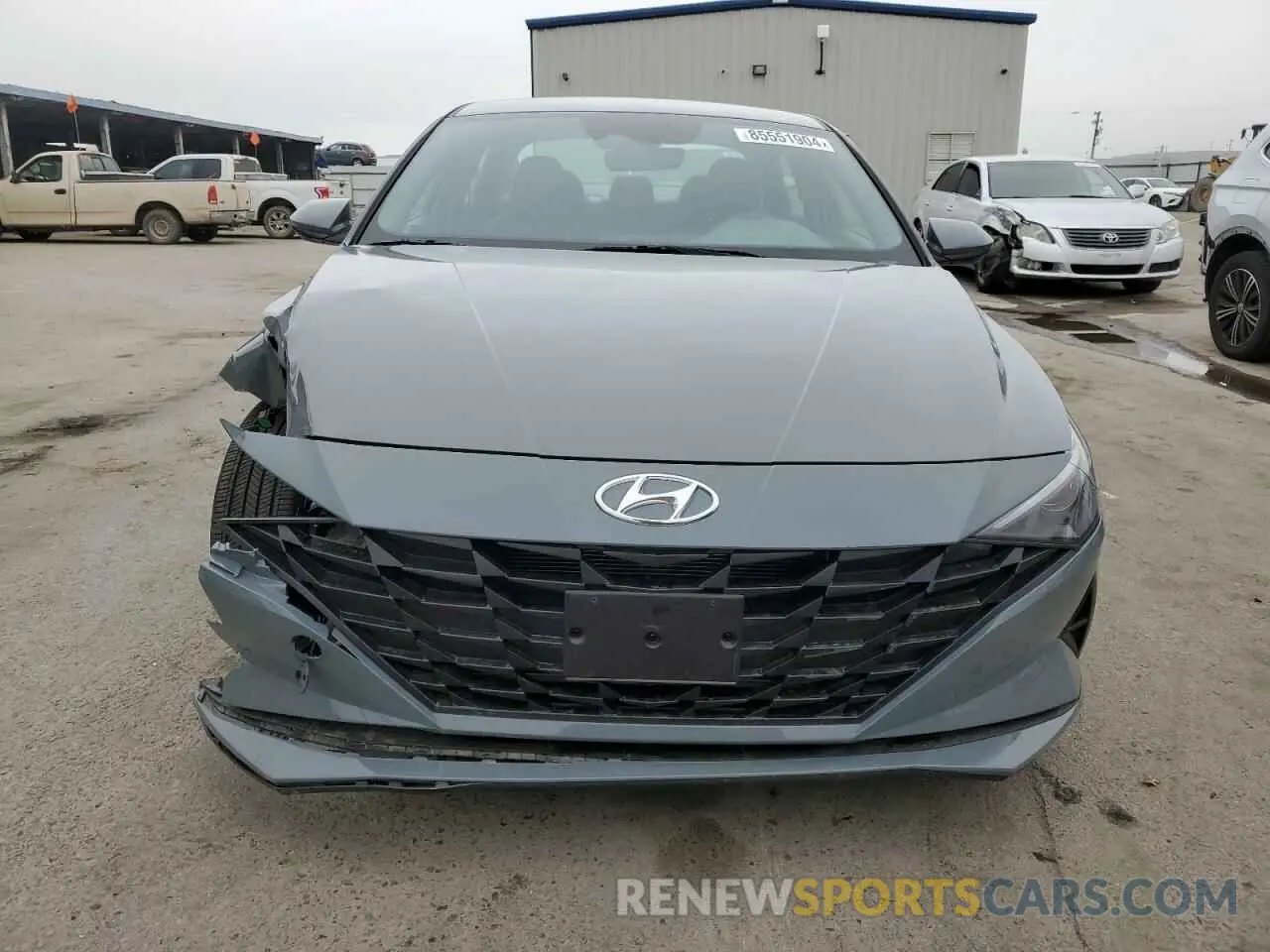 5 fotografías del automóvil dañado KMHLM4AG9NU348847 HYUNDAI ELANTRA 2022