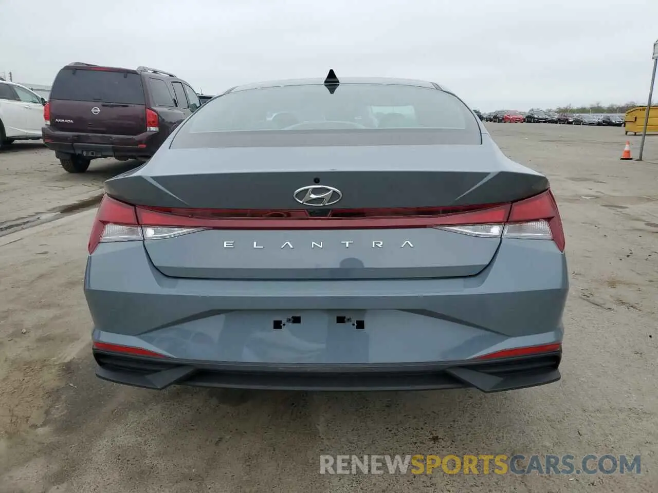 6 fotografías del automóvil dañado KMHLM4AG9NU348847 HYUNDAI ELANTRA 2022
