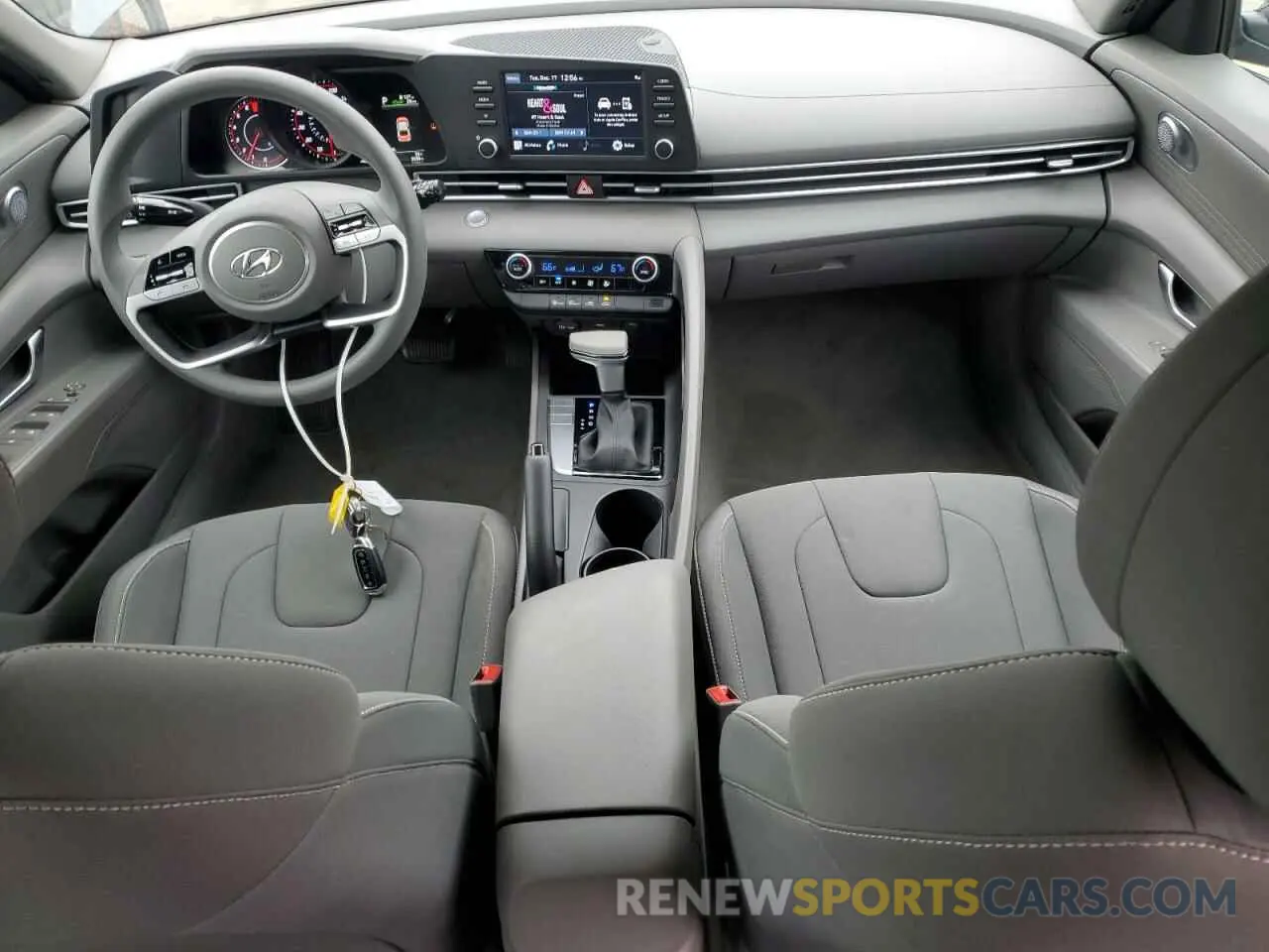 8 fotografías del automóvil dañado KMHLM4AG9NU348847 HYUNDAI ELANTRA 2022