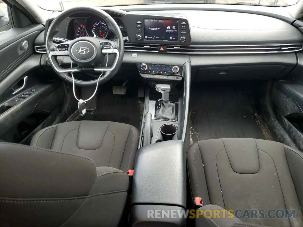 8 fotografías del automóvil dañado KMHLM4AGXNU250524 HYUNDAI ELANTRA 2022