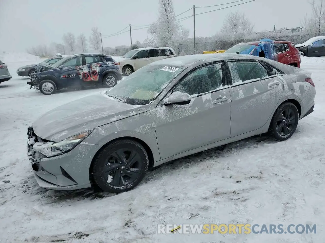 1 fotografías del automóvil dañado KMHLM4AGXNU261653 HYUNDAI ELANTRA 2022
