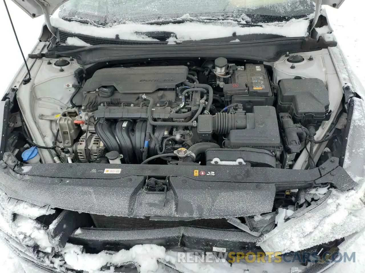 11 fotografías del automóvil dañado KMHLM4AGXNU261653 HYUNDAI ELANTRA 2022