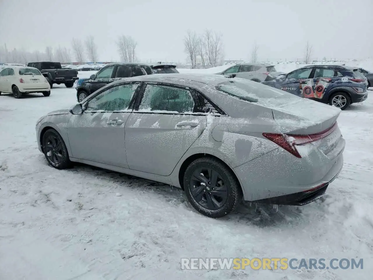 2 fotografías del automóvil dañado KMHLM4AGXNU261653 HYUNDAI ELANTRA 2022