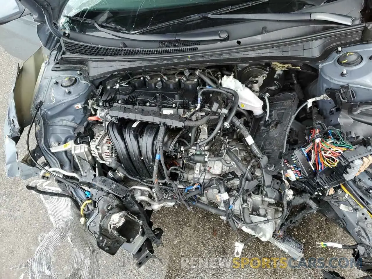 11 fotografías del automóvil dañado KMHLM4AGXNU281997 HYUNDAI ELANTRA 2022