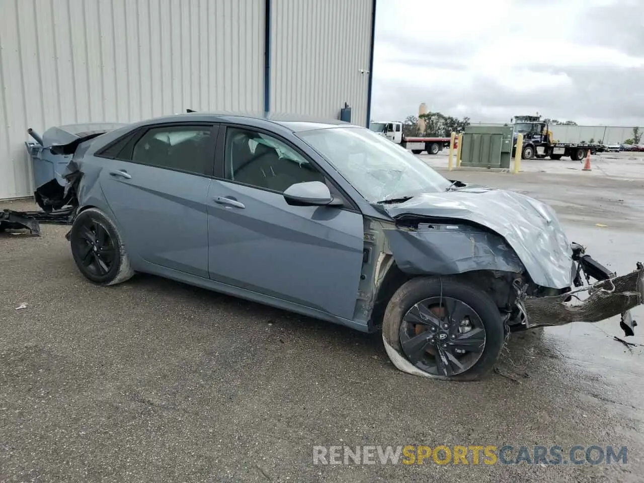 4 fotografías del automóvil dañado KMHLM4AGXNU281997 HYUNDAI ELANTRA 2022