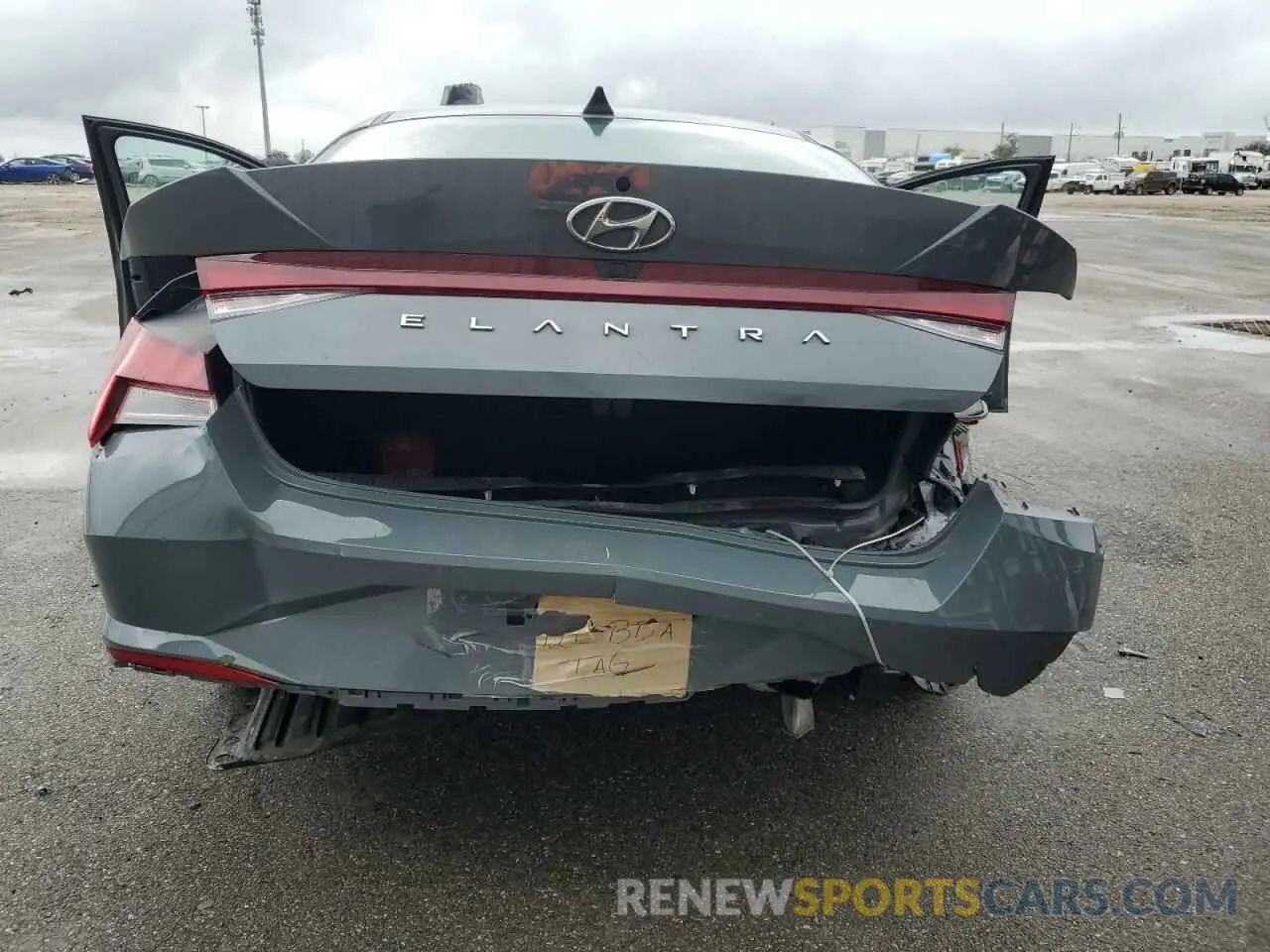 6 fotografías del automóvil dañado KMHLM4AGXNU281997 HYUNDAI ELANTRA 2022