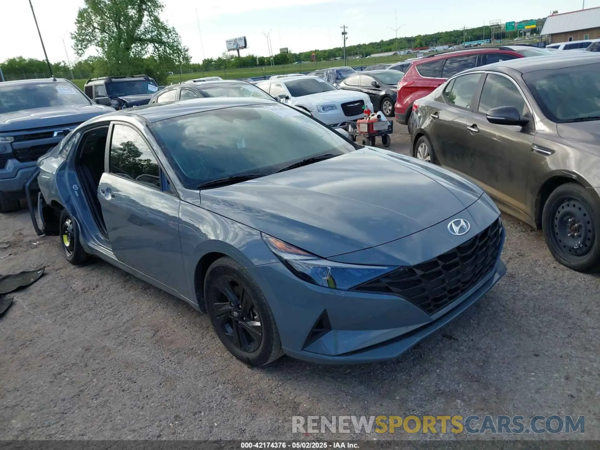 1 fotografías del automóvil dañado KMHLM4AGXNU318692 HYUNDAI ELANTRA 2022