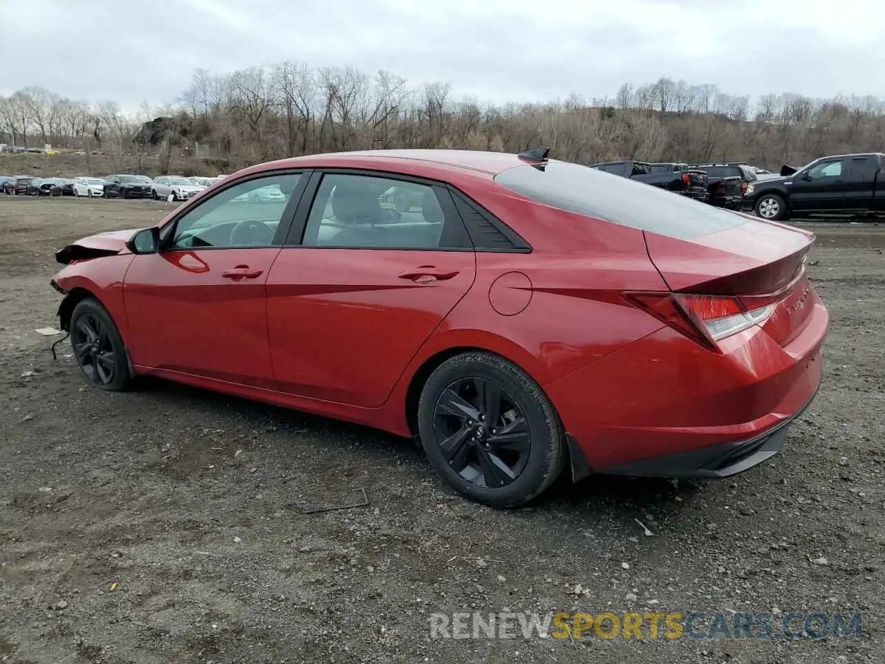 2 fotografías del automóvil dañado KMHLM4AGXNU348825 HYUNDAI ELANTRA 2022