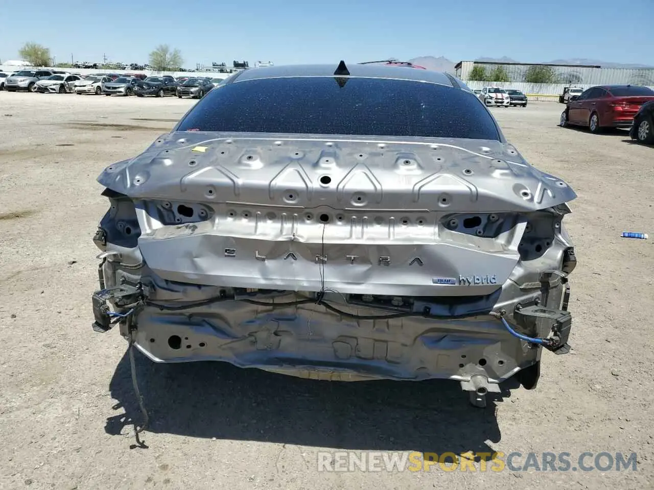 6 fotografías del automóvil dañado KMHLM4AJ1NU027316 HYUNDAI ELANTRA 2022