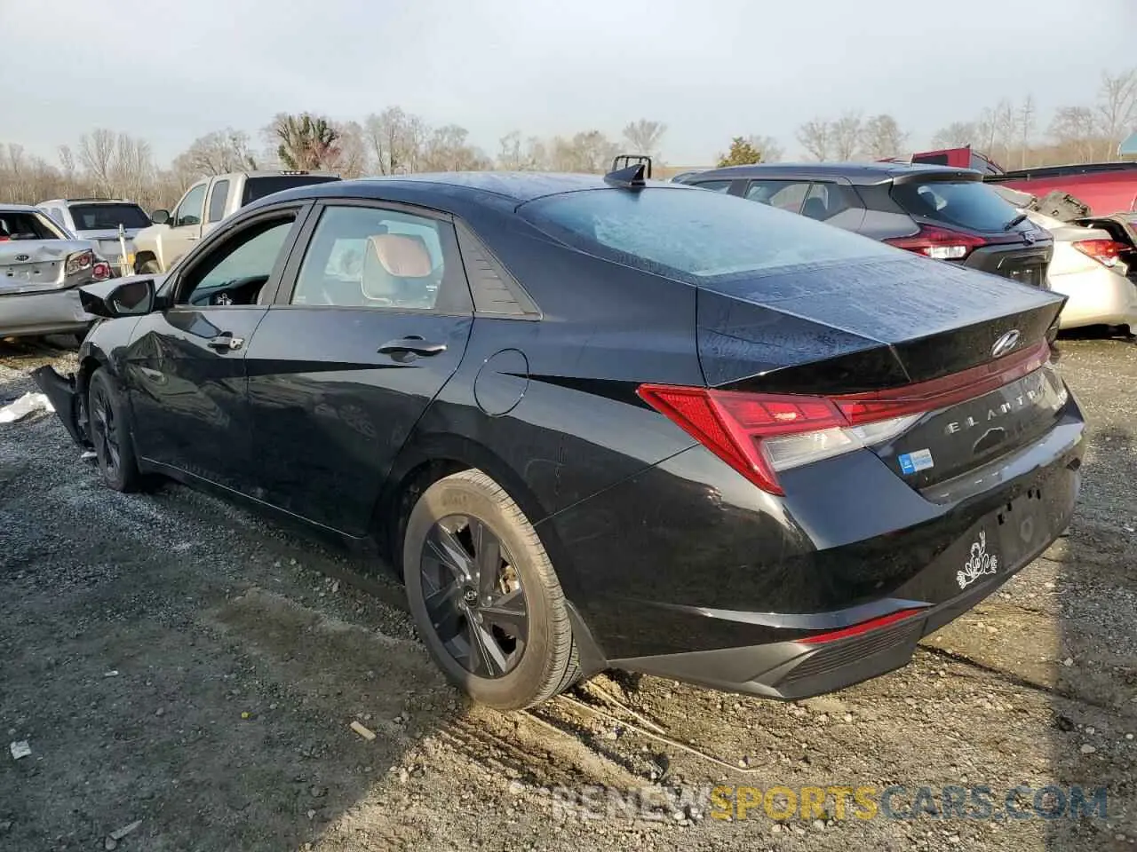 2 fotografías del automóvil dañado KMHLM4AJ6NU031765 HYUNDAI ELANTRA 2022