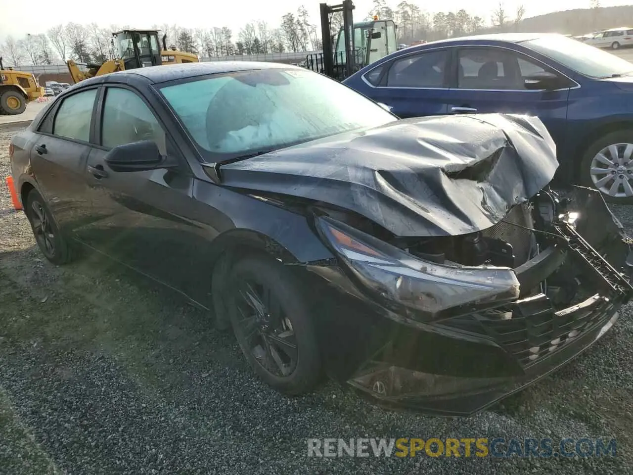 4 fotografías del automóvil dañado KMHLM4AJ6NU031765 HYUNDAI ELANTRA 2022