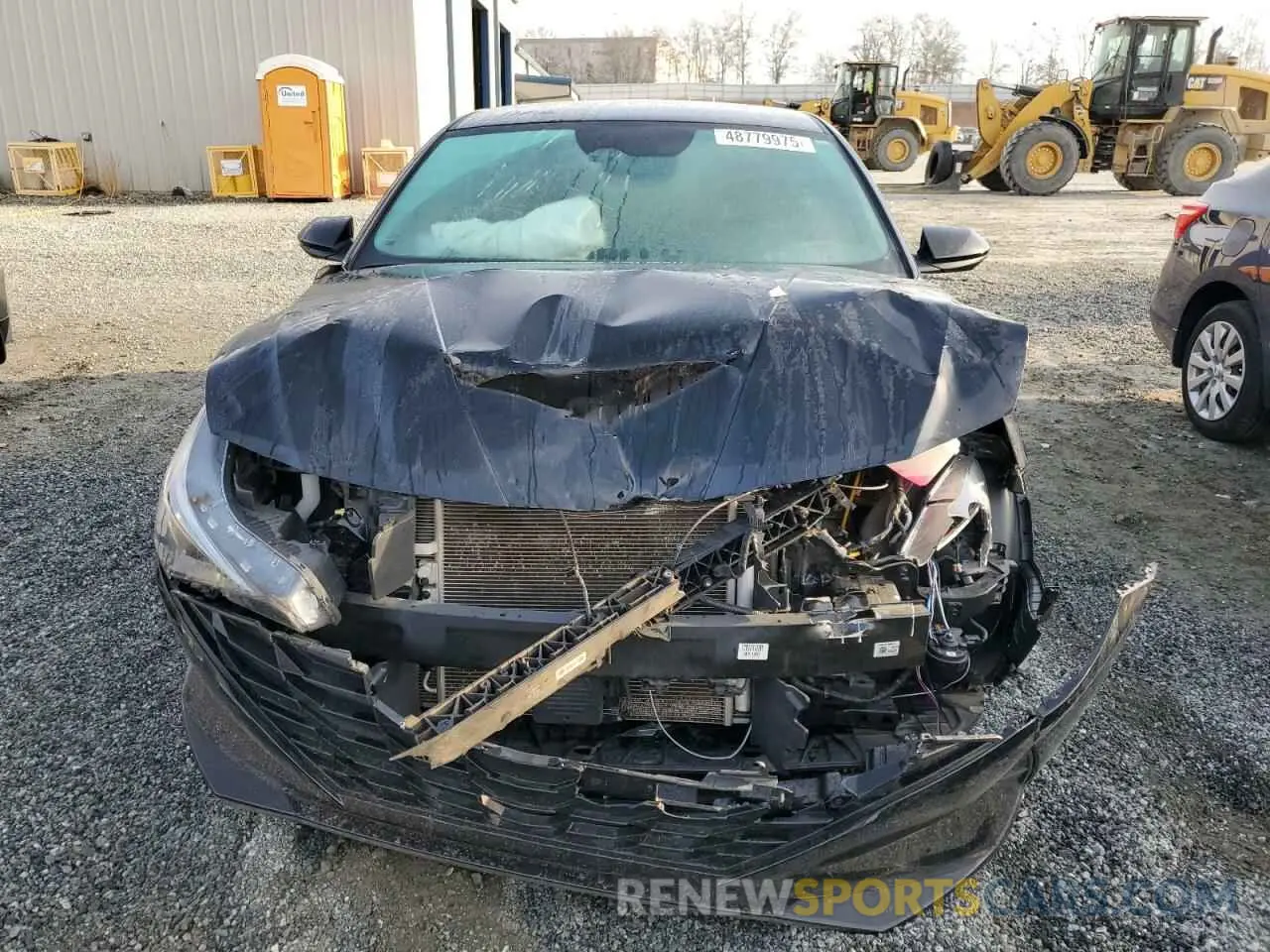 5 fotografías del automóvil dañado KMHLM4AJ6NU031765 HYUNDAI ELANTRA 2022