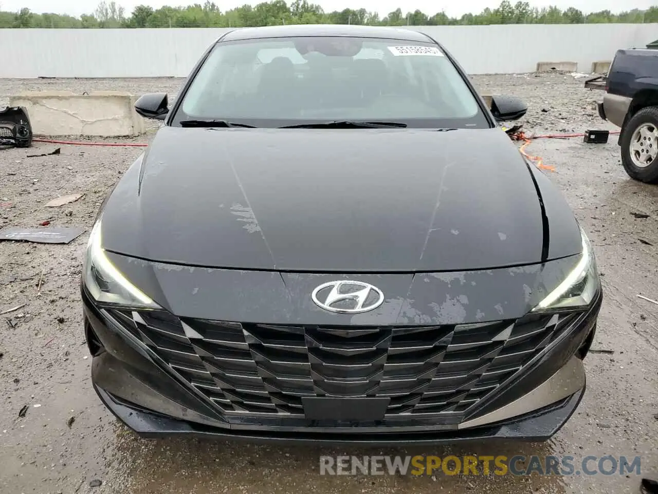 5 fotografías del automóvil dañado KMHLN4AG0NU340214 HYUNDAI ELANTRA 2022