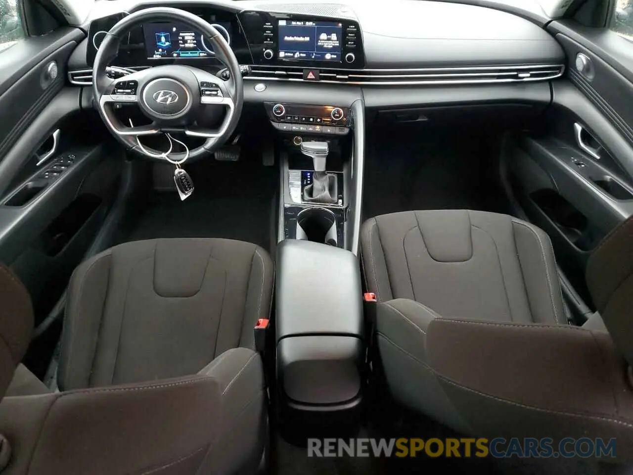 8 fotografías del automóvil dañado KMHLN4AG0NU340214 HYUNDAI ELANTRA 2022