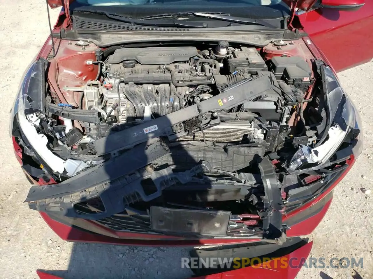 11 fotografías del automóvil dañado KMHLN4AG4NU363821 HYUNDAI ELANTRA 2022