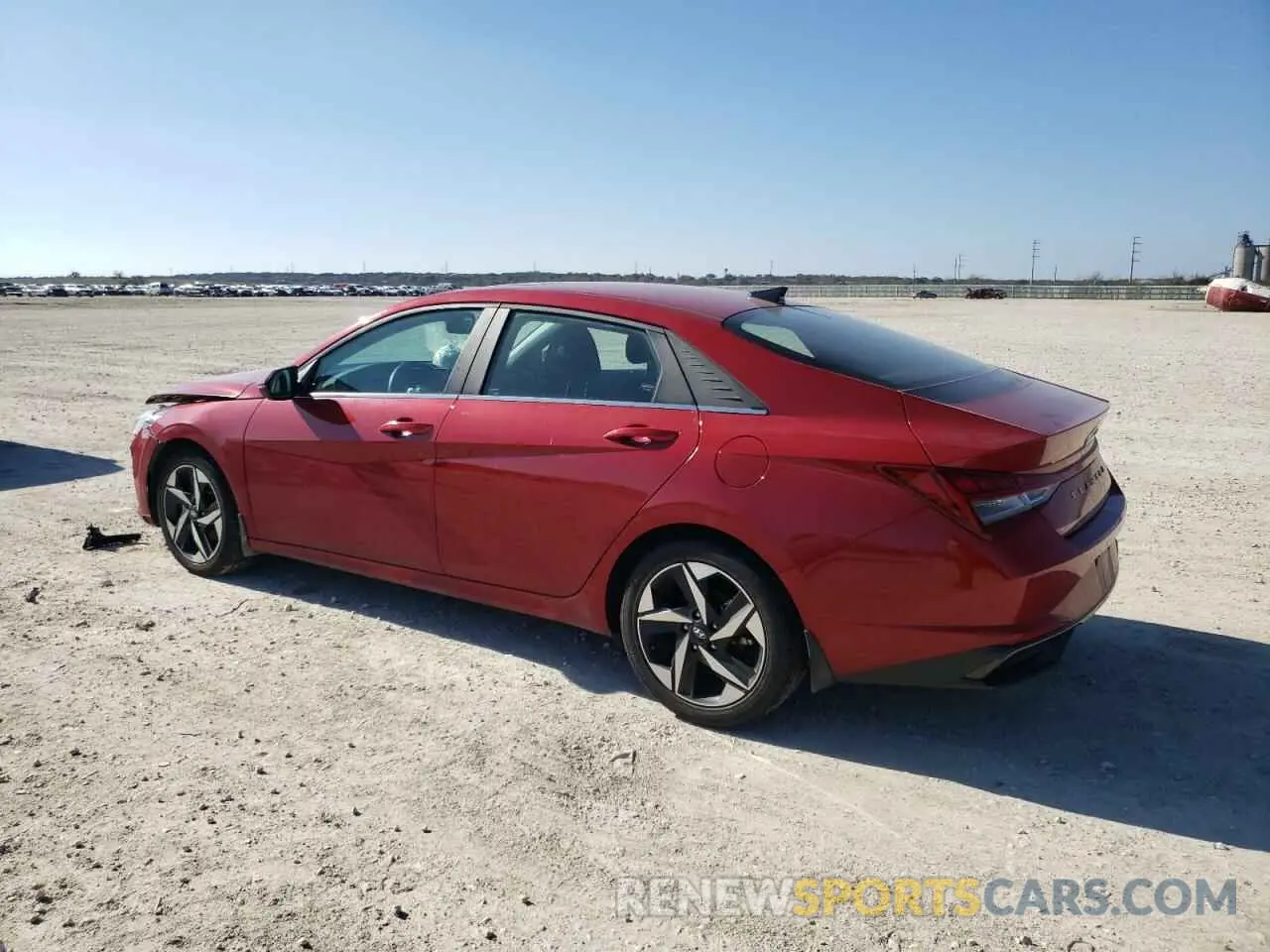 2 fotografías del automóvil dañado KMHLN4AG4NU363821 HYUNDAI ELANTRA 2022
