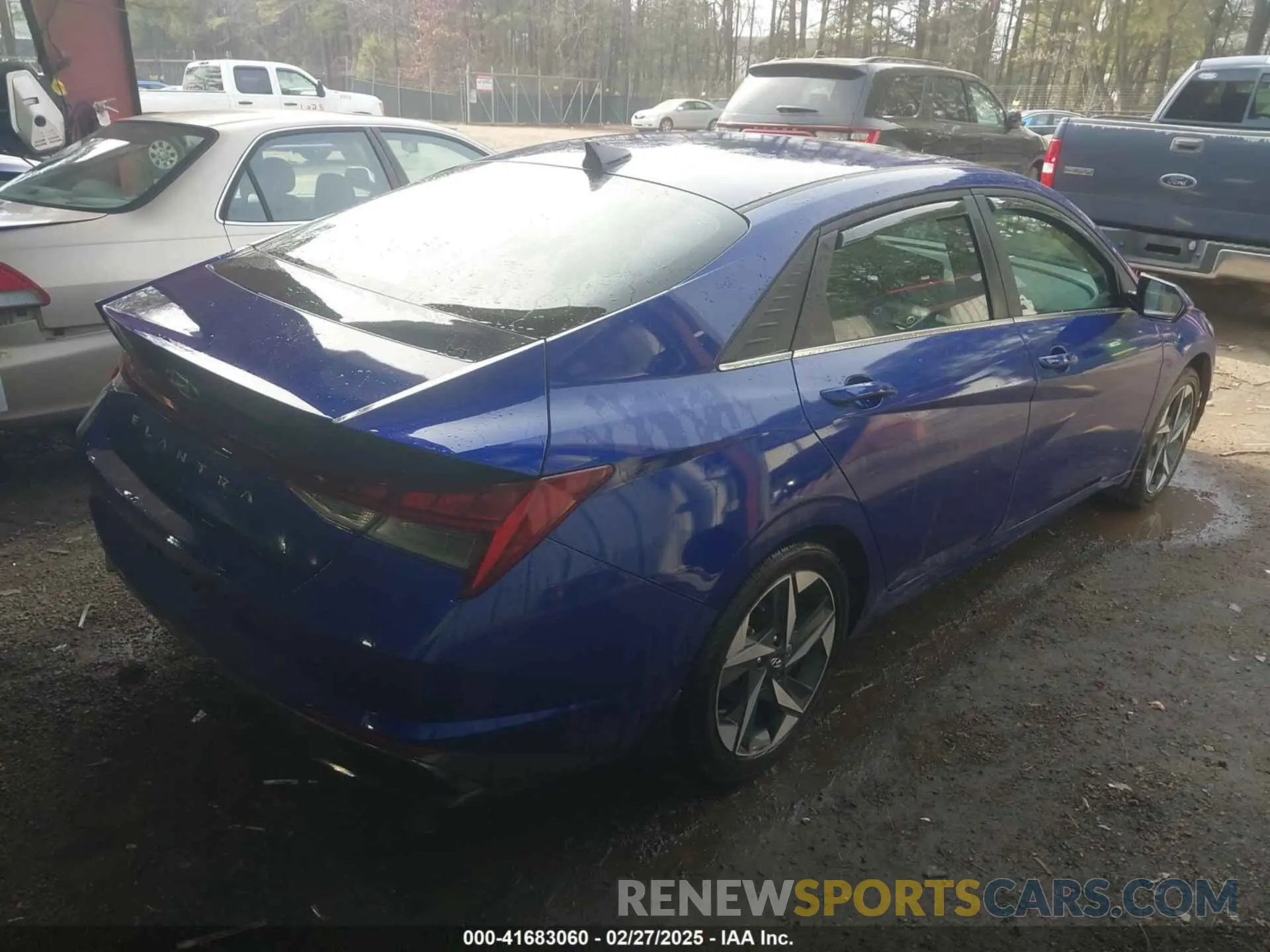 4 fotografías del automóvil dañado KMHLN4AG5NU354612 HYUNDAI ELANTRA 2022