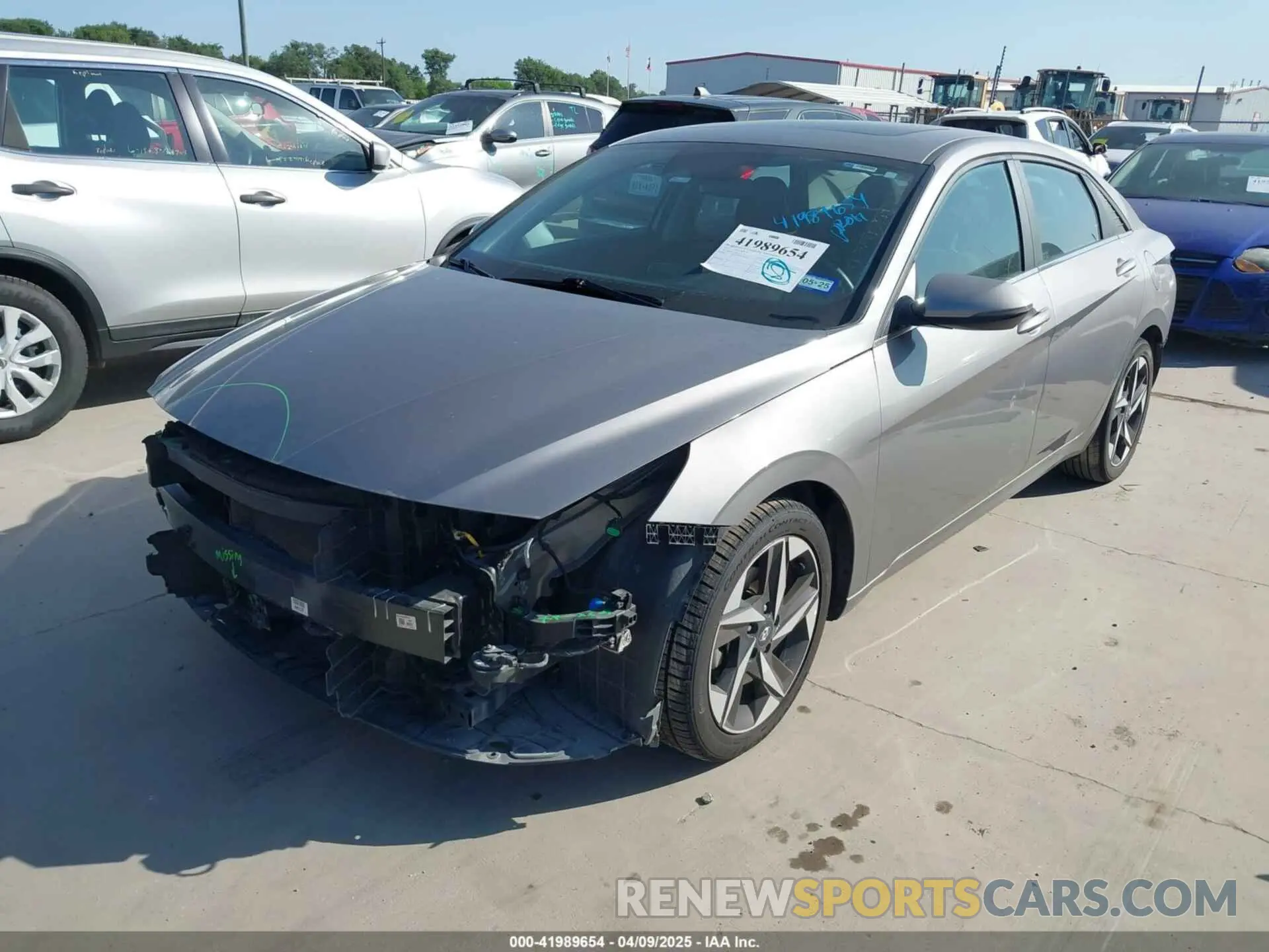 2 fotografías del automóvil dañado KMHLN4AG5NU357557 HYUNDAI ELANTRA 2022