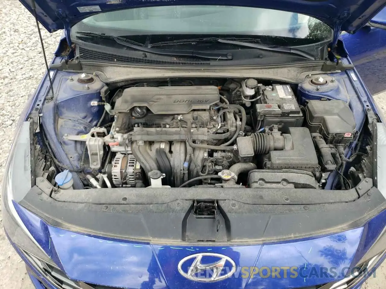 11 fotografías del automóvil dañado KMHLN4AG7NU341649 HYUNDAI ELANTRA 2022