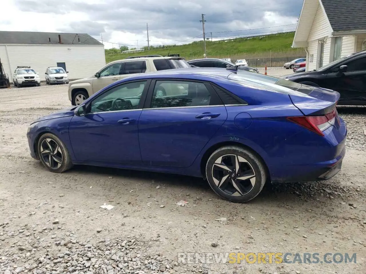 2 fotografías del automóvil dañado KMHLN4AG7NU341649 HYUNDAI ELANTRA 2022