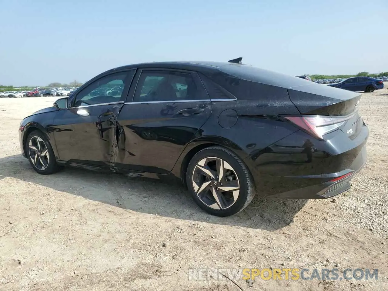 2 fotografías del automóvil dañado KMHLN4AJ2NU015334 HYUNDAI ELANTRA 2022
