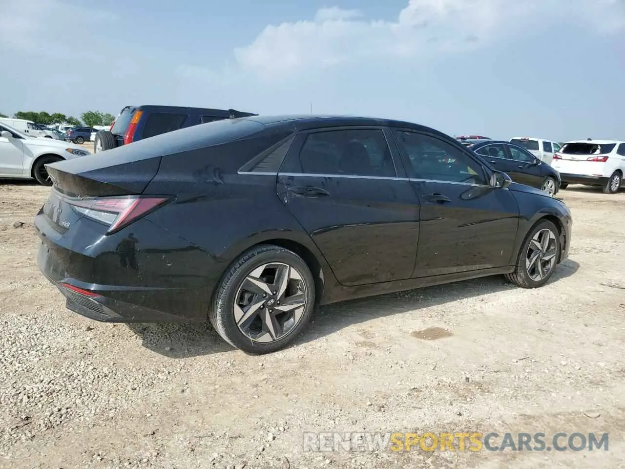3 fotografías del automóvil dañado KMHLN4AJ2NU015334 HYUNDAI ELANTRA 2022