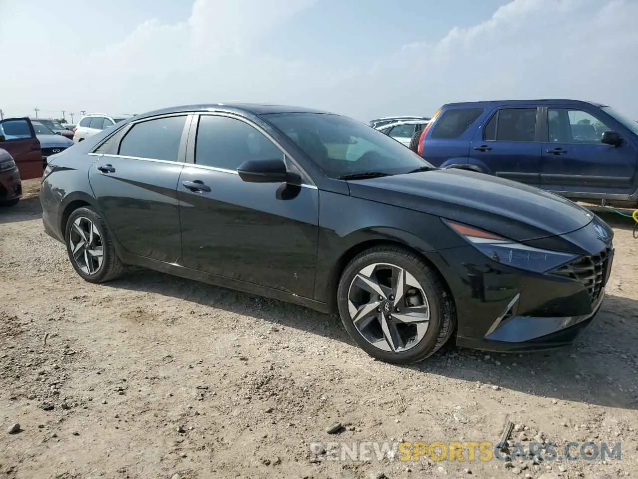 4 fotografías del automóvil dañado KMHLN4AJ2NU015334 HYUNDAI ELANTRA 2022