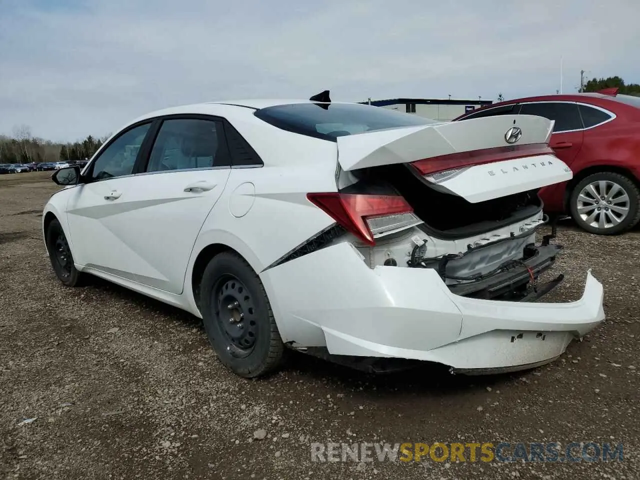 2 fotografías del automóvil dañado KMHLN4AJ3NU018193 HYUNDAI ELANTRA 2022
